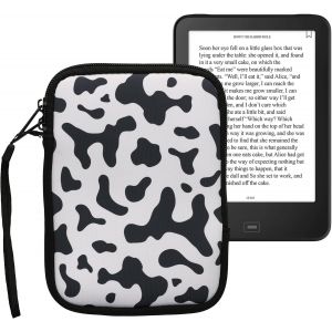 Housse De Protection Pour Liseuse - &Eacute;tui De Protection 17 X 12 X 2 Cm Pour E-Reader En N&eacute;opr&egrave;ne - Noir-Blanc[KIN910339] - Neuf