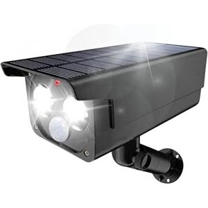 Proxinova Camera Factice Exterieur, Projecteur Solaire Avec Detecteur De Mouvement Exterieur Pir, Eclairage Exterieur Solaire Durabl - Neuf