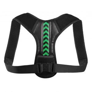 Ceinture Correctrice De Posture Avec Flèche Verte En Plastique En Os De Poisson Support Bosse Correcteur Assis Pour La Maison Noir L - Neuf
