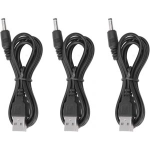 Lot de 3 Câbles D'alimentation USB DC 5 V Jack Câble de Charge 3,5 X 1,35 Mm Double Couche D'isolation en PVC - Neuf