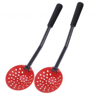 2pcs Mat&eacute;riel De P&ecirc;che Et &Eacute;quipement Pliable En Plastique Antid&eacute;rapant Pelle De P&ecirc;che Sur Glace D'hiver Rouge - Neuf