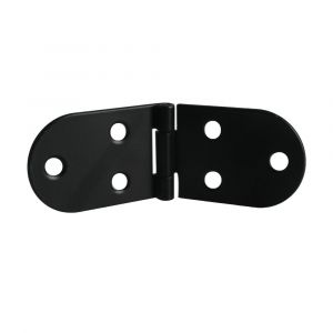 Charnière et vis en acier inoxydable noir, montage facile et robuste, pour table pliante, porte de placard, trappe, fenêtre de bateau ou de maison - Neuf