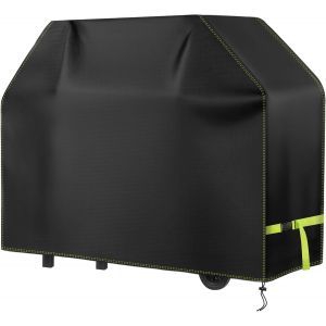 PATB-Housse Barbecue Exterieur, 420D Oxford Bache Barbecue Exterieur Protection 152 x 71 x 117 cm, Anti-Vent/Solei/l'eau, Housse Plancha Convient la Plupart des Grills - Neuf