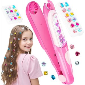 Cadeau Fille 5 6 7 8 9 10 Ans,Kit Gemmes Cheveux Jeux Fille 4-10 Ans Femelle,Travaux Cr&eacute;atifs pour Enfants,Cadeau Anniversaire Fille 11 12 Ans - Neuf