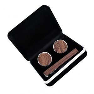 1satz Stabiler Krawatten Befestigungsclip Pour Hommes Coffret Cadeau Avec Pince &iquest;&iquest; Cravate Robuste Et Boutons De Manchette Pour Les Occasions Formelles - Neuf