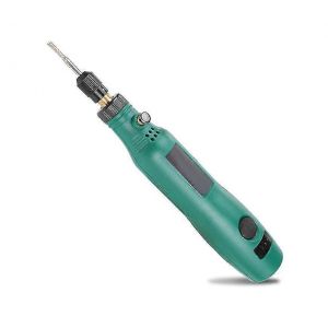 Mini Perceuse &Eacute;lectrique Rechargeable, Moto &Eacute;lectrique Multifonction Sans Fil, Perceuse &Eacute;lectrique, Meuleuse &Eacute;lectrique, Verte - Neuf