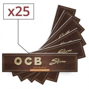 Papier À Rouler Ocb Slim Virgin X 25 - Neuf