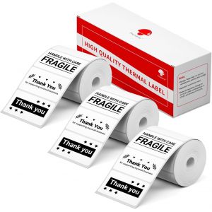 3 Rouleaux Etiquettes M110 Etiquettes Autocollante pour étiquettes thermiques,1.57u201cx0.78""(40x20mm),adapté à M110 M120 M220 M221 M108 M102 M100 M150 M250 M260,320 étiquettes/Rouleau - Neuf