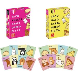 Chenquansarl-Queue Chat + Queue De Retour | Jeux De Société Pour Enfants 8 Ans Ou Plus | Jeux Pour Enfants Combinables | Jeu De Cartes | Cadeau Enfant 8 Ans Ou Plus - Neuf