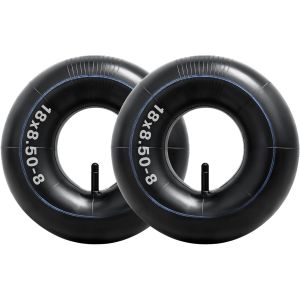 SUBZONAL-Lot de 2 chambre &agrave; air 18x8.50-8 18x9.50-8 chambre &agrave; air avec TR-13 soupape droite tige pour ATV,Go Kart,tracteur &agrave; gazon,souffleuse &agrave; neige, chariot de golf,remorque de jardin,tondeuse &agrave; ga - Neuf