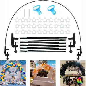 KALANKA-Kit d'arche de ballons, guirlande de ballons, cadre réglable pour différentes tailles de table, décorations de fête, mariages, anniversaires - Neuf