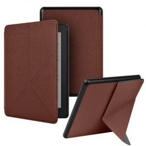 Étui En Cuir Pour Amazon Kindle Paperwhite 12e Génération 7 Pouces 2024,Housse De Support Intelligente Pour Tablette Sa568b Sa569p 7 Pouces Ereader Funda.Dark Brown.For Kindle 12th Gen - Neuf