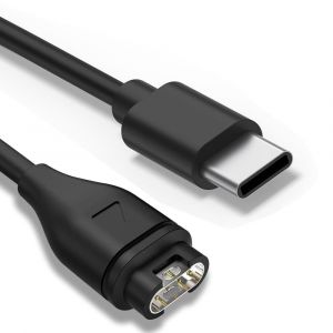 Thef-Type C Chargeur Montre Cable Compatible Avec Garmin Fenix 7 7x 7 Pro, 6 6s 6x Pro, Fenix 5 5s 5x Plus, Forerunner 165 265 965 955 745 45 55 255, Vivoactive 3 4 4s,Venu 2 3 3s,Instinct 2, Epix 2 - Neuf