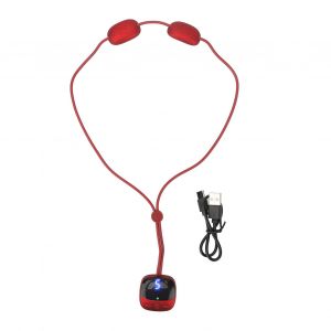 Masseur De Cou Electrique A Impulsions, Type Pendentif, 3 Engrenages Chauffants, Soulage La Fatigue, Relaxation Du Cou, Machine De Massage - Neuf