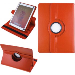Kal-2.0 Étui De Prougeection Avec Rougeation 360° Universel Pour Tous Les Modèles De Tablette 9/10 / 10,1 Pouces Housse Coque Cover Case Avec Rabat/Stand De Positionnement | Universal 10.1 Orange - Neuf