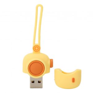 Cle USB 2.0 a memoire flash, compatible avec telephone portable et ordinateur, jaune, 128 Go - Neuf