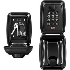 Boite A Clefs Securisee Exterieur, Grande Boitier A Cle Murale Avec Code 12 Chiffres Boite À Clé Sécurisée, Étanche À L'eau Et À La Rouille Pour L'école De Garage À Domicile Airbnb - Neuf
