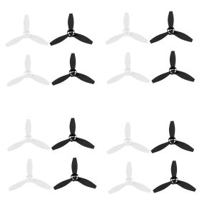 16 H&eacute;lices Accessoires Lames De Pi&egrave;ces Rechange Pour Parrot Bebop 2 Drone Noir Blanc-G&eacute;n&eacute;rique - Neuf