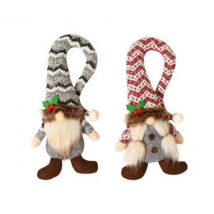 Couple de nains de No&euml;l &iquest; Peluches d&eacute;coratives pour la maison et les f&ecirc;tes - Neuf