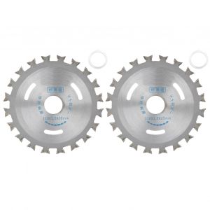 XYONG Lot de 2 lames de scie circulaires double face en alliage dur, 4 pouces, 40 dents, pour le travail du bois - Neuf