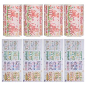 Lot De 4 Boites De Ruban Adhesif Japonais Decoratif A Motifs Colores Et Mignons Pour Bricolage, Scrapbooking, Papeterie - Neuf