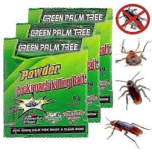 Lot de 50 appats anti-cafards, poudre anti-insectes, insecticide attractif pour cafards - Neuf