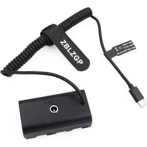 Batterie Factice Usb C Vers Np-F Dc Pour Sony Np-F550 F770 F570 F970 Atomos Ninja V Monitor[Z4493] - Neuf