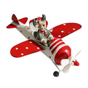 No&euml;l Avion Ornement Pour Les D&eacute;corations De No&euml;l Et Des Approvisionnements De Partie De - Neuf