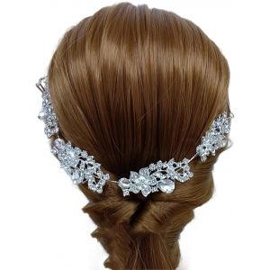 Kal-Headband Bijou De Cheveux Princesse Pour Mariage Fleur De Cristal Serre Tête Pour Femmes Et Filles I'utilisation Quotidienne Cosplay Fêtes Photographie D05311 - Neuf