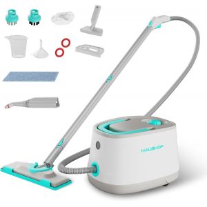 Nettoyeur Vapeur 2000W, Réservoir 1,5L, Pression Vapeur 4,0 Bar, Temps De Chauffe 8 Min, Vapeur Continue Jusqu¿À 30 Min, 16 Accessoires Inclus, Pour Sol, Vitres, Cuisine Et Salle De Bain - Neuf