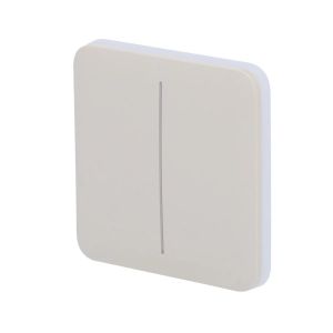 Panneau Tactile pour Interrupteur de Lumi&egrave;re Double Hu&icirc;tre - AJ-SOLOBUTTON-2G-OYS - Neuf