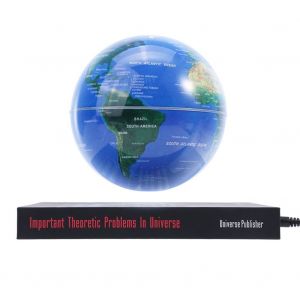 Globe terrestre flottant a levitation magnetique, carte du monde rotative, anti-gravite, LED en levitation - Neuf