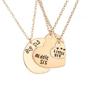 Collier Chaine Clavicule A Motif D'amour, Style Simple Et Tendance Pour Femme (Or) - Neuf