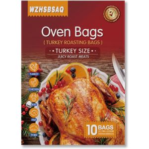 Mevronisshop-Lot De 10 Sacs &Agrave; R&ocirc;tir &Agrave; La Dinde &iquest; 55,1 X 60,9 Cm, Grand Sac De Cuisson Pour Dinde Au Four, Design Serrure &Agrave; Jus, D&eacute;licieuse Dinde &iquest; Passe Au Micro-Ondes, Thanksgiving Et No&euml;l Essentiel - Neuf