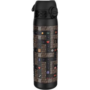 Insulated Flask Stainless Steel,500 Ml,Leak-Proof,Easy To Open,Safe Locking,Dishwasher Safe,Carry Handle,Easy To Clean,Stainless Steel,Player - Neuf