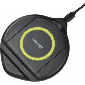 Wwp-Chargeur Induction Sans Fil Qi Stormy Ray 10w, Qi Support De Charge Rapide Avec Surface En Caoutchouc Pour Iphone, Samsung Galaxy, Huawei, Google, Xiaomi, Lg - Neuf