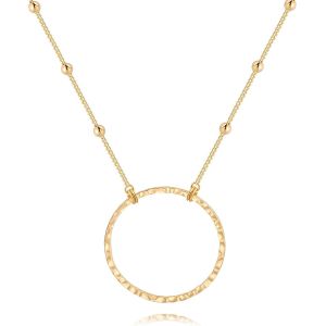 Tianyi-18k Or Mode Long Collier Pendentif Collier Pour Les Femmes Filles Fait &Agrave; La Main Bijoux Minimaliste Mode En Forme De Y Pull Collier Cadeau Pour Elle - Neuf