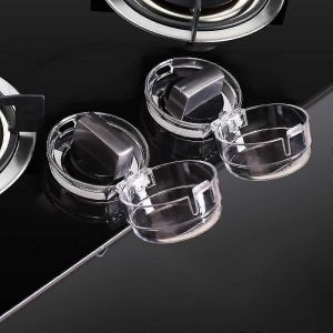 8 Pcs Stove Knob Cover Pour La S&eacute;curit&eacute; Des Enfants, Enfant Conception Universelle Stove Knob Cap Protection Locks Pour B&eacute;b&eacute; Enfant Toddler Cuisine S&eacute;curit&eacute; - Neuf