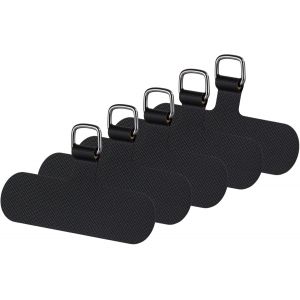 CHECARZHN--NO1-Lot De 3 Coussinets Universels Pour Téléphone Portable Iphone Et Samsung - Coussinets Universels Ultra Fins Compatibles Avec Toutes Les Coques Standard, 5 Stück, Nylon - Neuf