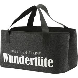 SJZG-Sac Feutrine Pliable Xl Avec Dictons Amusants De 3 Mm D'&Eacute;paisseur, Sac Pratique Pour Le Shopping, Le Rangement, Le Transport - Neuf