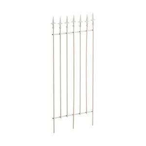 Treillis Support Pour Plantes Grimpantes &Agrave; Plante D&eacute;coration De Jardin 100 &times; 50 Cm En M&eacute;tal Blanc 10_0008922 - Neuf