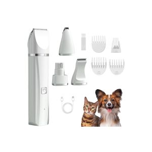 Kit De Tondeuse Pour Le Toilettage Des Animaux Avec T&ecirc;tes Interchangeables Et Chargement Usb - Neuf