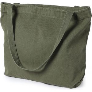 ERSHI-Sac fourre-tout en toile pour femme - Style décontracté - Grande capacité - Avec poche intérieure - Pour l'école, le shoppin[2 - Neuf