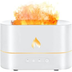 Diffuseur D'huiles Essentielles D'aromathérapie, Vaporisateur De Flamme Humidi - Neuf