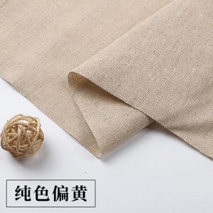 Tissu Tissé En Coton Et Lin,Pour La Pratique Du Broderie,Rideaux,Décoration De Tables,Tissu De Bricolage Fait À La Main - Type 150x50cm - Neuf