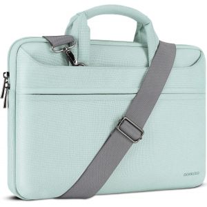 17 Pouces Imperméable Housse de Protection Ordinateur Portable avec Port de Chargeur USB Externe Sacoche Bandoulière pour 17-17,3"" Notebook/17,3"" ZBook Fury 17,3 G8/HP ENVY/Dell,Menthe Verte - Neuf
