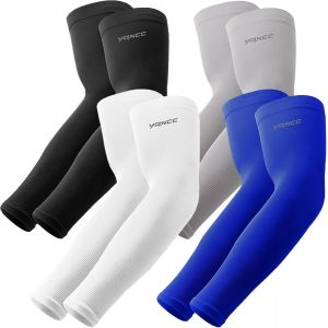 Jexnovashop-4 Paires Manchettes De Bras Uv Protection Upf 50 - Couverture De Tatouage Manches De Bras Pour Homme Femme Sport Cyclisme Golf - Neuf