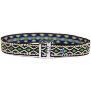 Eryi-- Bracelet Ruban Ethnique 10mm - Fait Main En France Bijou Homme Ou Femme Ajustable - Neuf