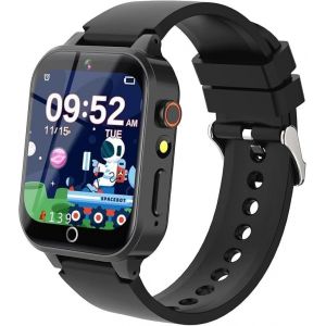 Montre Intelligente Enfants 26 Jeux - Hd Cam&eacute;ra & Lecteur Vid&eacute;o, Musique Mp3, Contr&ocirc;le Parental, 13 R&eacute;veil, Podom&egrave;tre, Smart Watches Gar&ccedil;ons 4-10 Ys - Neuf