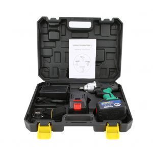 Cle a chocs sans balais alimentee par batterie au lithium 88 V, cle electrique 1/2"", prise britannique 110-240 V. - Neuf